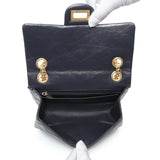 Chanel Navy Aged Calfskin Quilted 2.55 Reissue Mini Flap