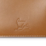 Christian Louboutin Tan Calfskin Spiked Bill Clip Wallet Accessories Christian Louboutin
