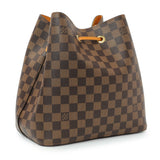 Louis Vuitton Safran Damier Ebene Neonoe MM Handbags Louis Vuitton