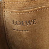 Loewe Grey Calfskin Jacquard Mini Gate Crossbody