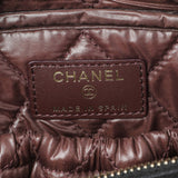 Chanel Black Caviar Quilted Medium Curvy Pouch Cosmetic Case Accessories Chanel