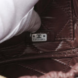 Chanel Black Caviar Quilted Medium Curvy Pouch Cosmetic Case Accessories Chanel