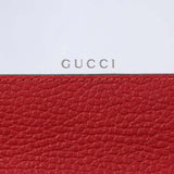 Gucci Hibiscus Red Dollar Calfskin Mini GG Marmont Chain Wallet Handbags Gucci