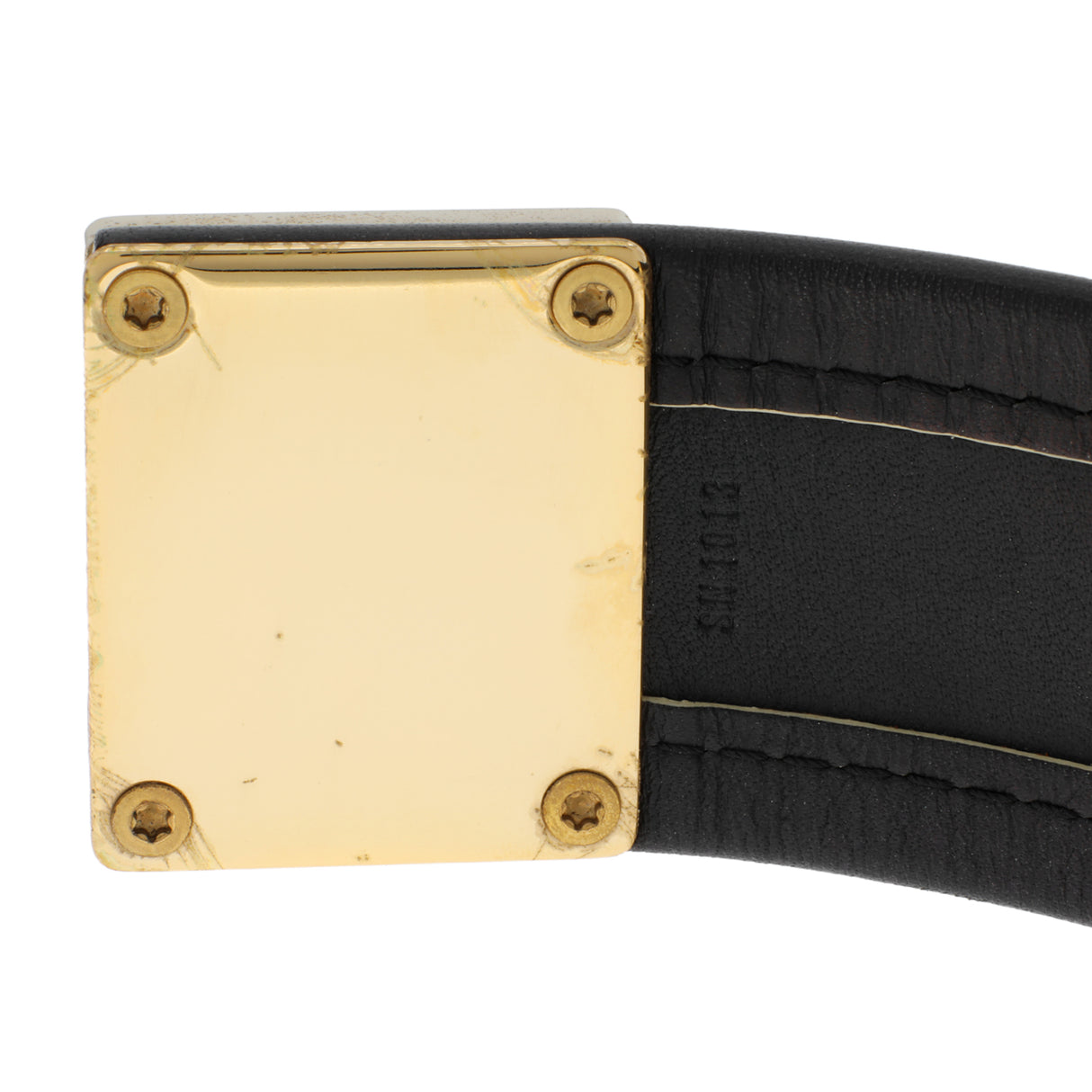 Louis Vuitton Black Suhali S Lock Bracelet