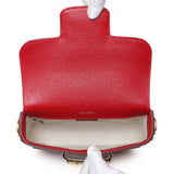 Gucci X Adidas Textured Dollar Calfskin Web Trefoil Mini Horsebit 1955 Shoulder Bag Black Red Handbags Gucci
