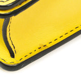 Christian Dior Yellow Suede Mosaic of Mirrors Mini J'Adior Chain Flap Handbags Christian Dior