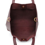 Saint Laurent Dark Red Calfskin Toy Shopping Tote Handbags Saint Laurent