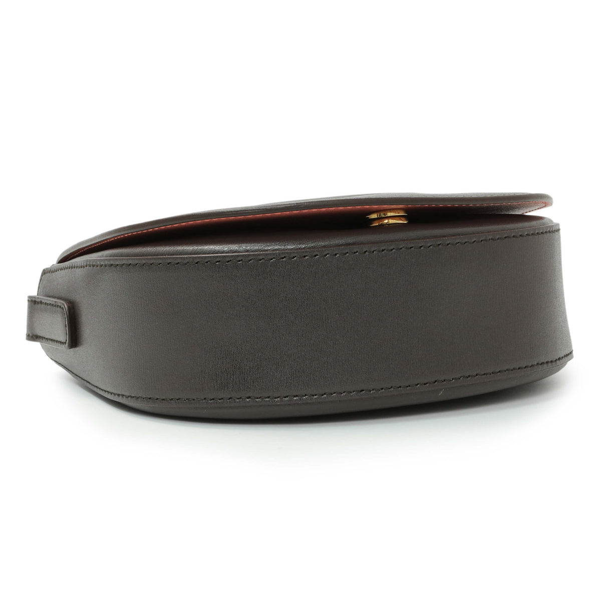 Salvatore Ferragamo Brown Calfskin Gancini Crossbody Handbags Salvatore Ferragamo