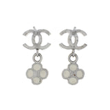 Chanel CC Camellia Drop Earrings Designer Jewellery Chanel