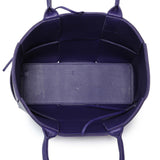 Bottega Veneta Purple Calfskin Maxi Intrecciato Small Arco Tote Handbags Bottega Veneta