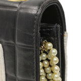 Chanel Tweed Lambskin Camellia Pearl Chain Flap Handbags Chanel