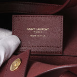 Saint Laurent Dark Red Calfskin Toy Shopping Tote Handbags Saint Laurent