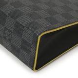 Louis Vuitton Yellow Damier Graphite Pochette Voyage MM