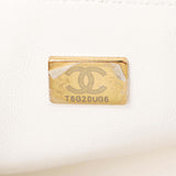 Chanel White Quilted Aged Calfskin 2.55 Reissue Flap 224 Handbags Chanel