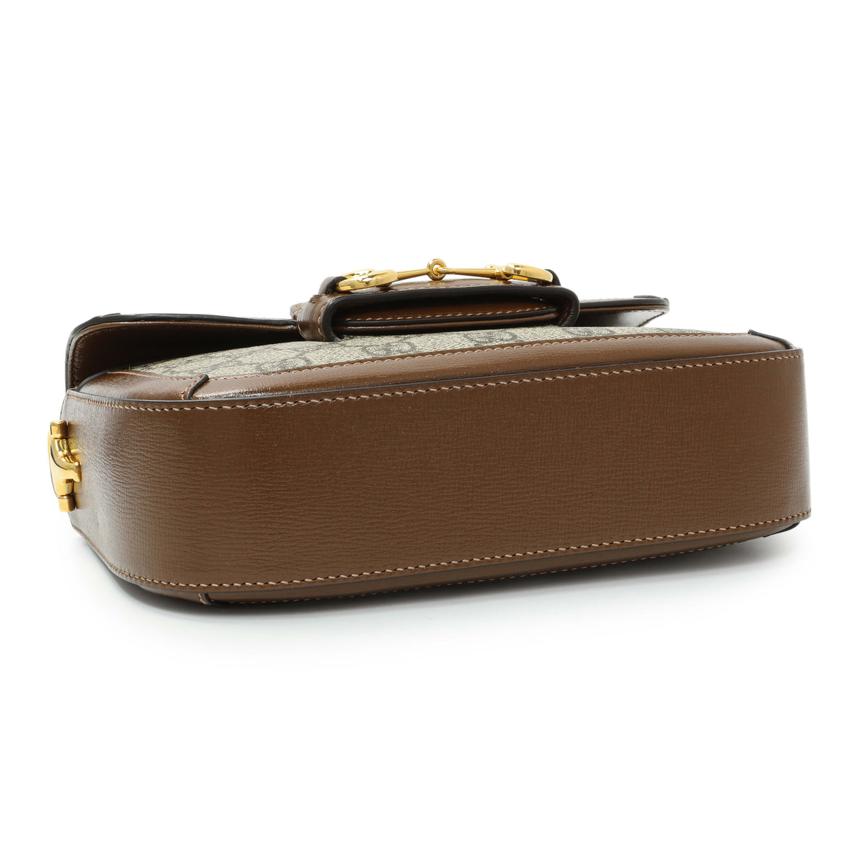 Gucci GG Supreme Monogram Web Mini Horsebit 1955 Shoulder Bag Handbags Gucci