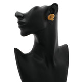 Chanel Gold CC Clip On Earrings Designer Jewellery Chanel