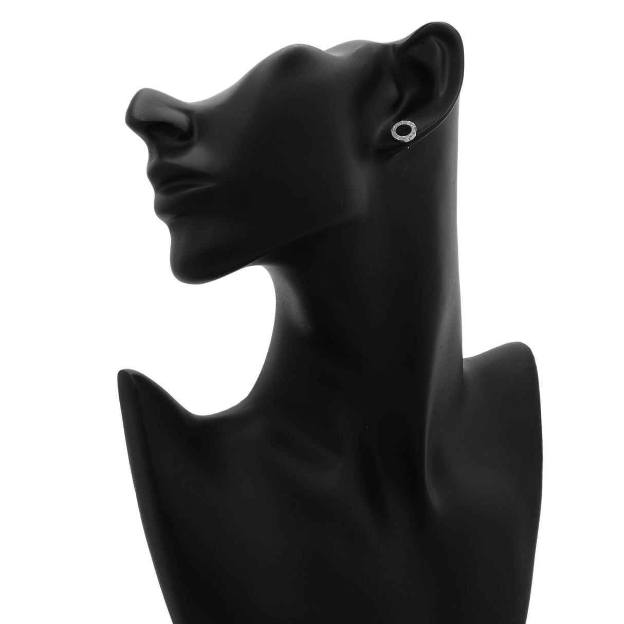 Bulgari 18K White Gold Onyx Bvlgari Bvlgari Single Earring