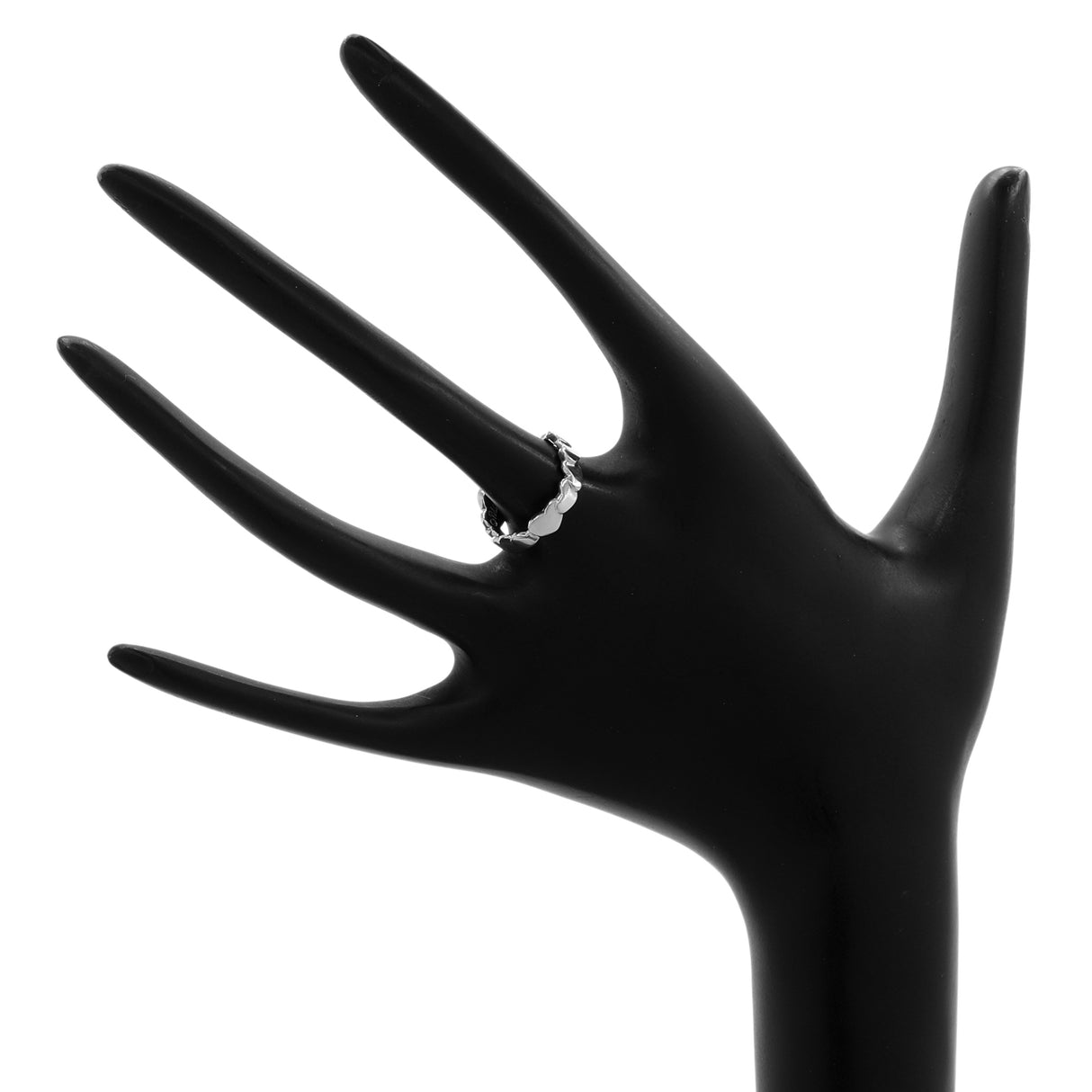 Tiffany & Co. Sterling Silver Paloma Picasso Modern Heart Band Ring Designer Jewellery Tiffany and Co
