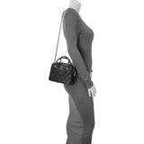 Chanel Black Lambskin Mini Bowling Bag Handbags Chanel