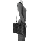 Louis Vuitton Monogram Eclipse Sac Plat Horizontal Zipper Handbags Louis Vuitton