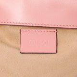 Gucci Pink Calfskin Matelasse Super Mini GG Marmont