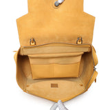 Celine Yellow Grained Calfskin Mini Belt Bag