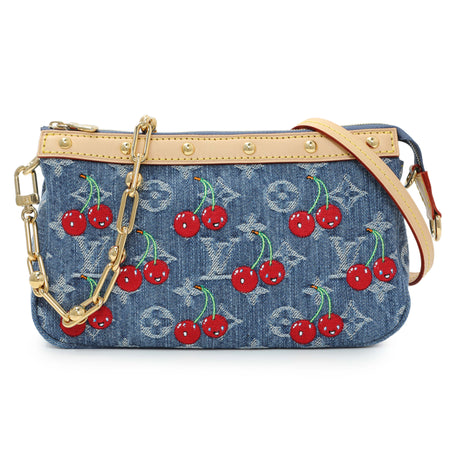 Louis Vuitton X Takashi Murakami Cherry Pochette Accessories Handbags Louis Vuitton