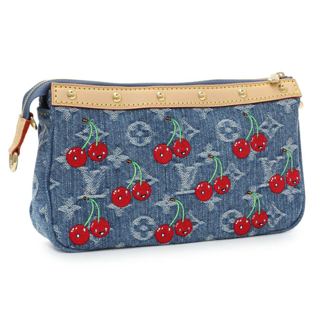 Louis Vuitton X Takashi Murakami Cherry Pochette Accessories Handbags Louis Vuitton