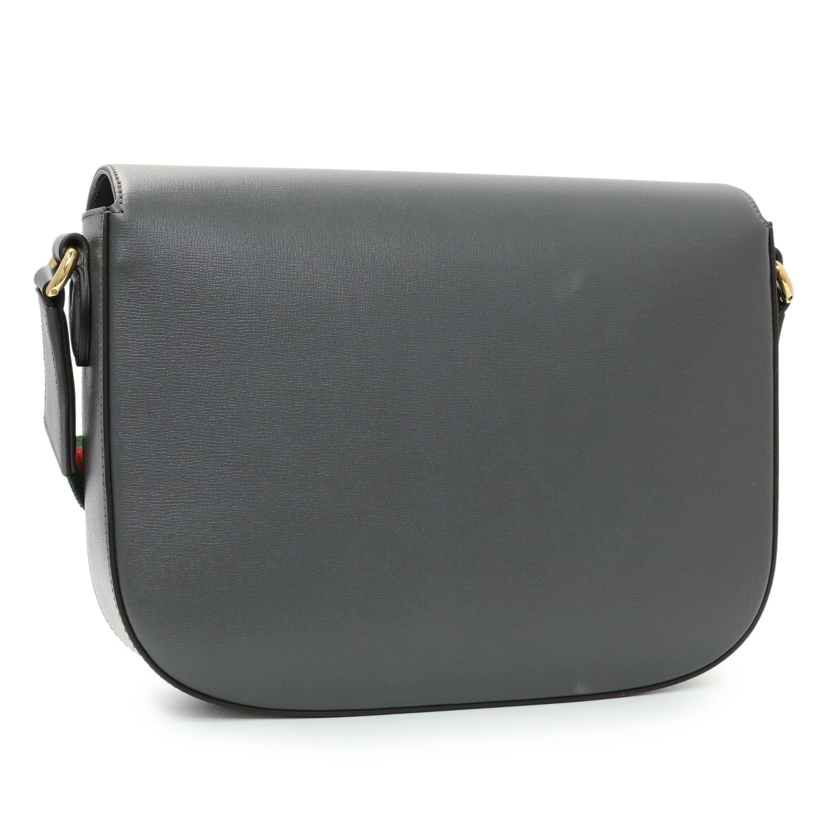 Gucci Grey Calfskin Large Horsebit 1955 Shoulder Bag Handbags Gucci
