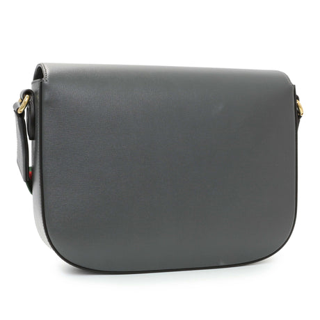 Gucci Grey Calfskin Large Horsebit 1955 Shoulder Bag Handbags Gucci