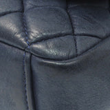 Chanel Blue Iridescent Calfskin Bubble Flap Handbags Chanel