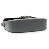 Gucci Grey Calfskin Large Horsebit 1955 Shoulder Bag Handbags Gucci
