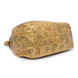 Prada Pitone Oro Python Cinch Shoulder Bag