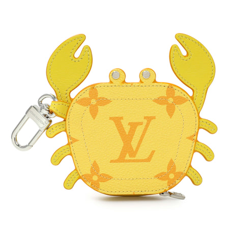 Louis Vuitton Yellow Monogram Crab Bag Charm