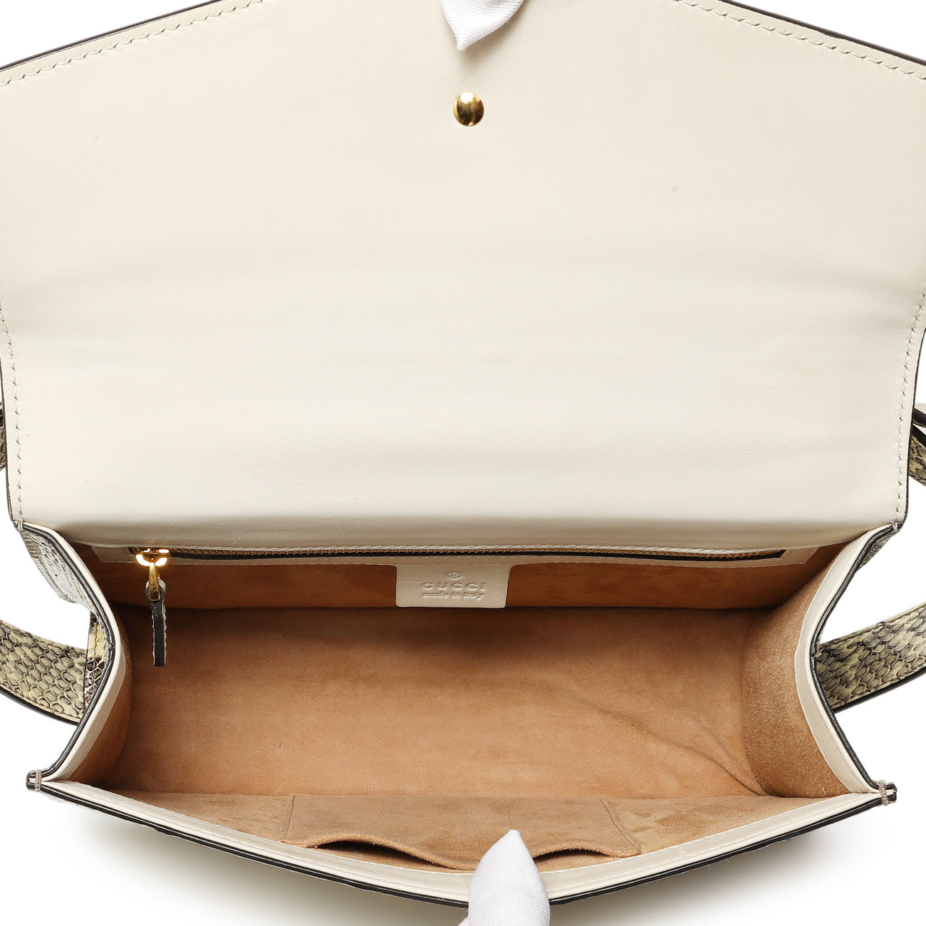 Gucci Snakeskin Small Sylvie Shoulder Bag – Modaselle