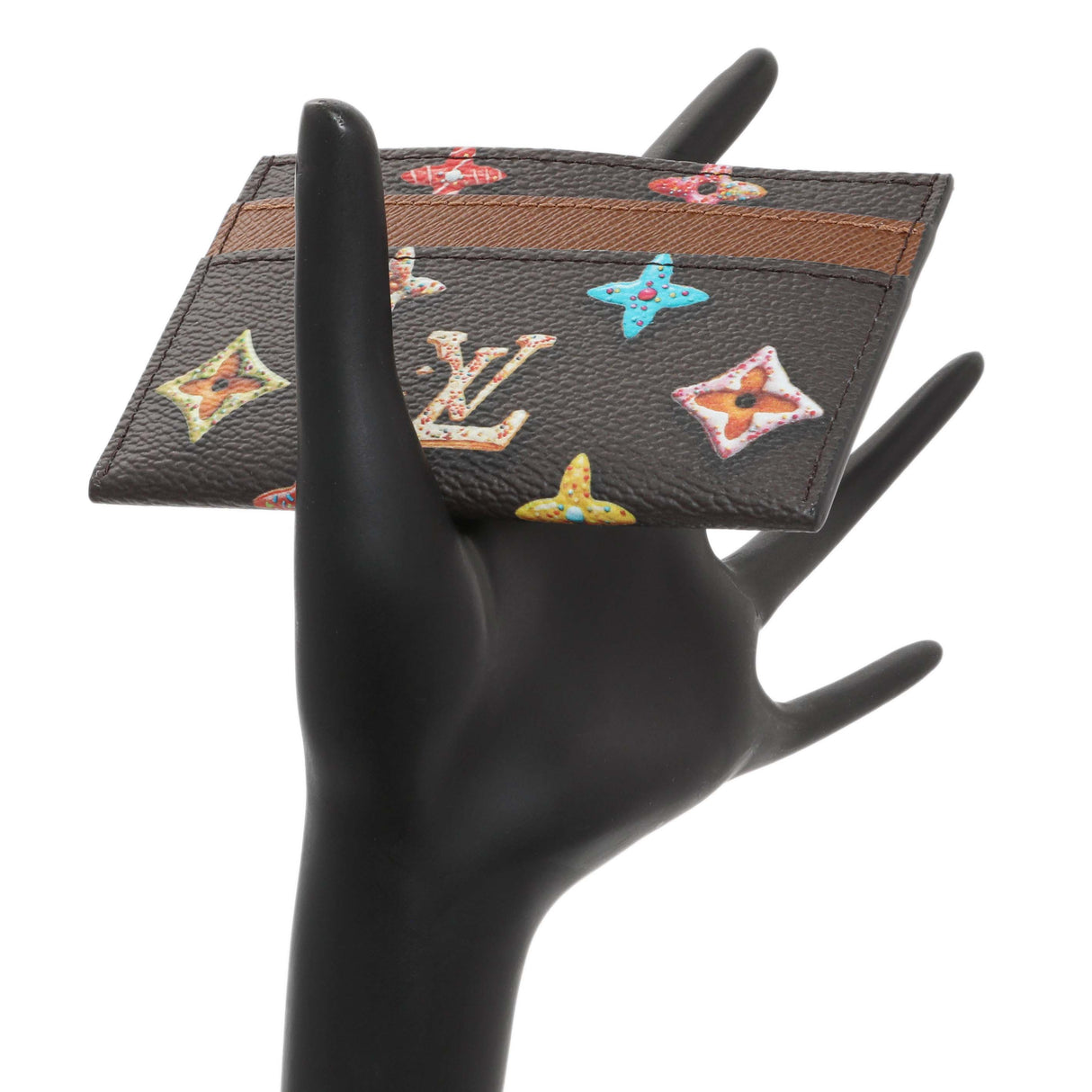 Louis Vuitton Monogram Chocolate Donut Double Cardholder Accessories Louis Vuitton