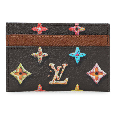 Louis Vuitton Monogram Chocolate Donut Double Cardholder Accessories Louis Vuitton