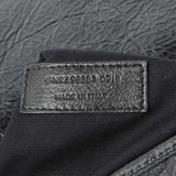 Saint Laurent Black Crinkled Calfskin Matelasse Monogram Large Niki Chain Satchel Handbags Saint Laurent