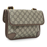 Gucci GG Supreme Monogram Web Small Neo Vintage Double Flap Messenger Bag Handbags Gucci