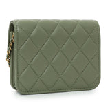 6 items Mon August 3rd ⬆️Chanel Green Quilted Lambskin Pearl Crush Clutch With Chain Handbags Chanel
