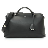 Fendi Black Vitello Dolce By The Way Boston Bag Handbags Fendi