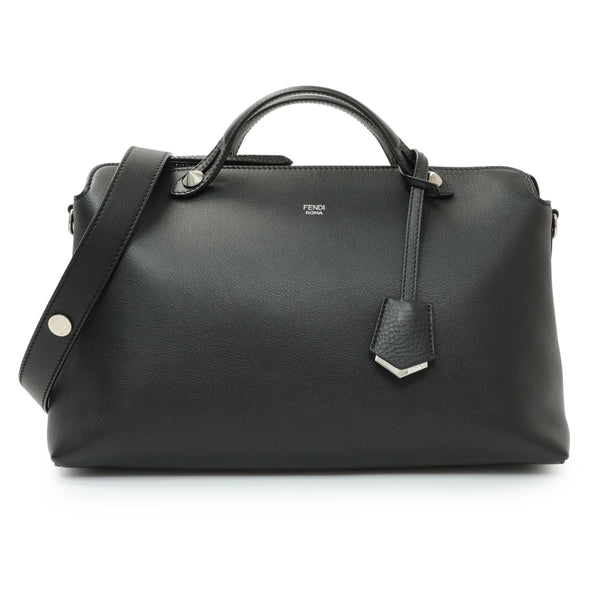 Fendi Black Vitello Dolce By The Way Boston Bag – Modaselle