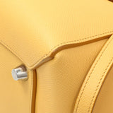 Celine Yellow Grained Calfskin Mini Belt Bag