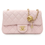 Chanel Light Pink Lambskin Rectangular Pearl Crush Handbags Chanel