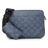 Louis Vuitton Navy Monogram Shadow Duo Messenger Handbags Louis Vuitton