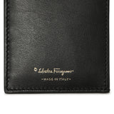 Salvatore Ferragamo Black Calfskin Vara Bow Wallet