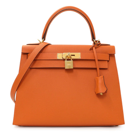 8 items today ⬆️Hermes Orange Epsom Kelly Sellier 28 Handbags Hermes