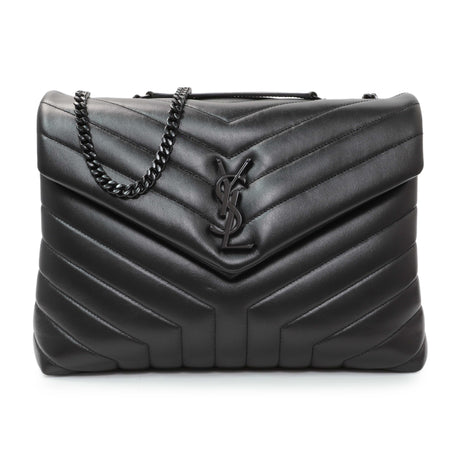 6 items Tue August 4th ⬆️Saint Laurent Black Calfskin Medium Loulou Handbags Saint Laurent