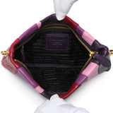 Prada Multicolor Nappa Stripes Clutch Handbags Prada