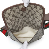 Gucci GG Supreme Monogram Web Small Neo Vintage Double Flap Messenger Bag Handbags Gucci